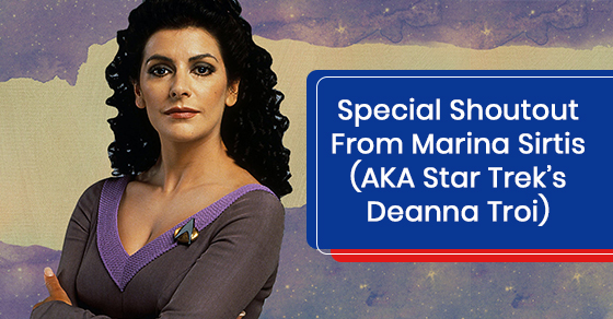 Special Video Shoutout From Marina Sirtis