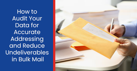 How to audit your data for accurate addressing and reduce undeliverables in bulk mail